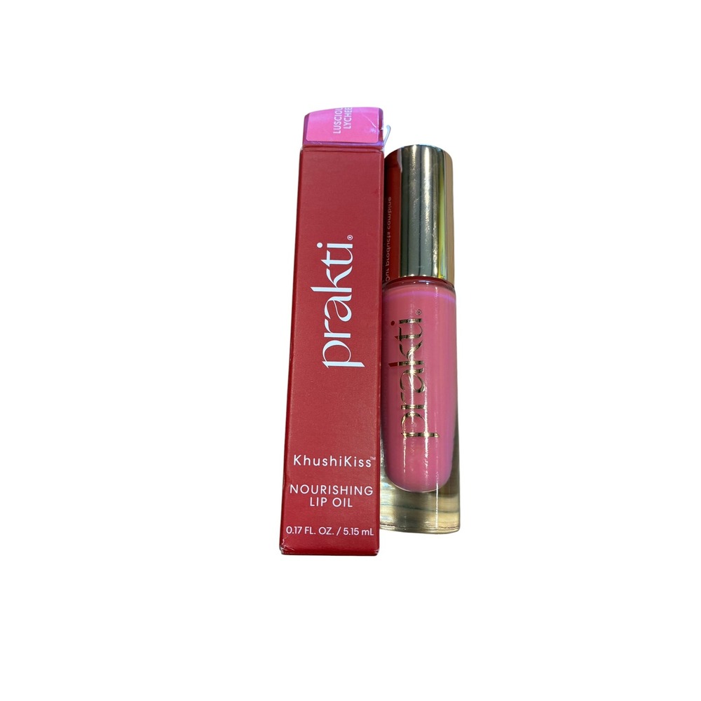 Prakti KhushiKiss Nourishing Lip Oil Luscious Lychee New in Box 5.15ml